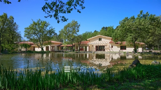 Prestigefyldt ejendom med villa og udhus i Montauroux