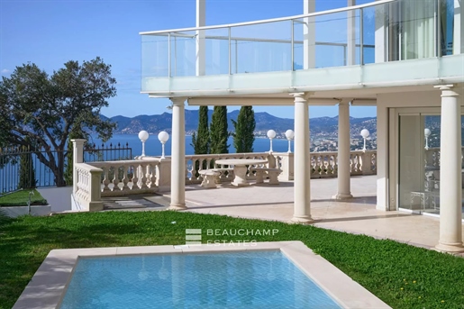 Cannes California - Villa with breathtaking views of the bay of Cannes and the Estérel mountains