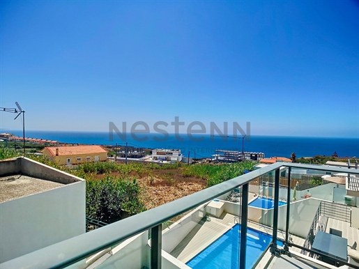 Villa design moderne T4 avec piscine et vue mer