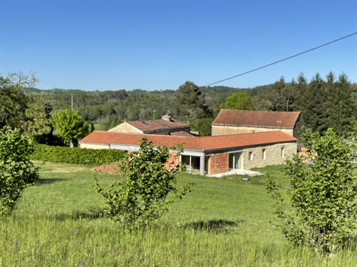 Superb property with 2 renovated houses, barn, pool and outbuildings