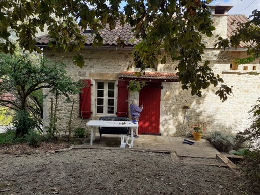 Delightful restored stone built cottage with swimming pool and barn