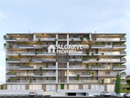 Appartements de 3 chambres dans la phase initiale de construction à Faro, Algarve