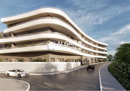 Two bedroom apartments in the initial phase of construction in Quarteira, Algarve