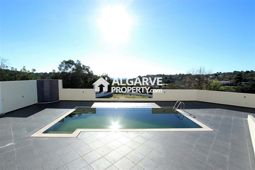 Luxurious 4 bed villa under construction with stunning Country and Sea views in Boliqueime, Algarve