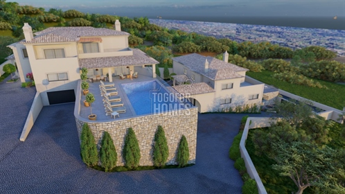 Terrain avec des vues fabuleuses et projet de construction approuvé pour 2 Villas, Santa Bárbara de