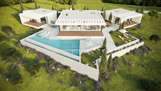 Projet unique avec permis de construire pour une villa contemporaine de 4 chambres, Lagoa
