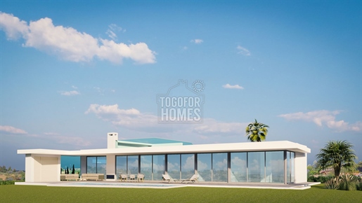 Moradia contemporânea T3 com piscina e vista mar em construção, perto de Lagos, Barlavento
