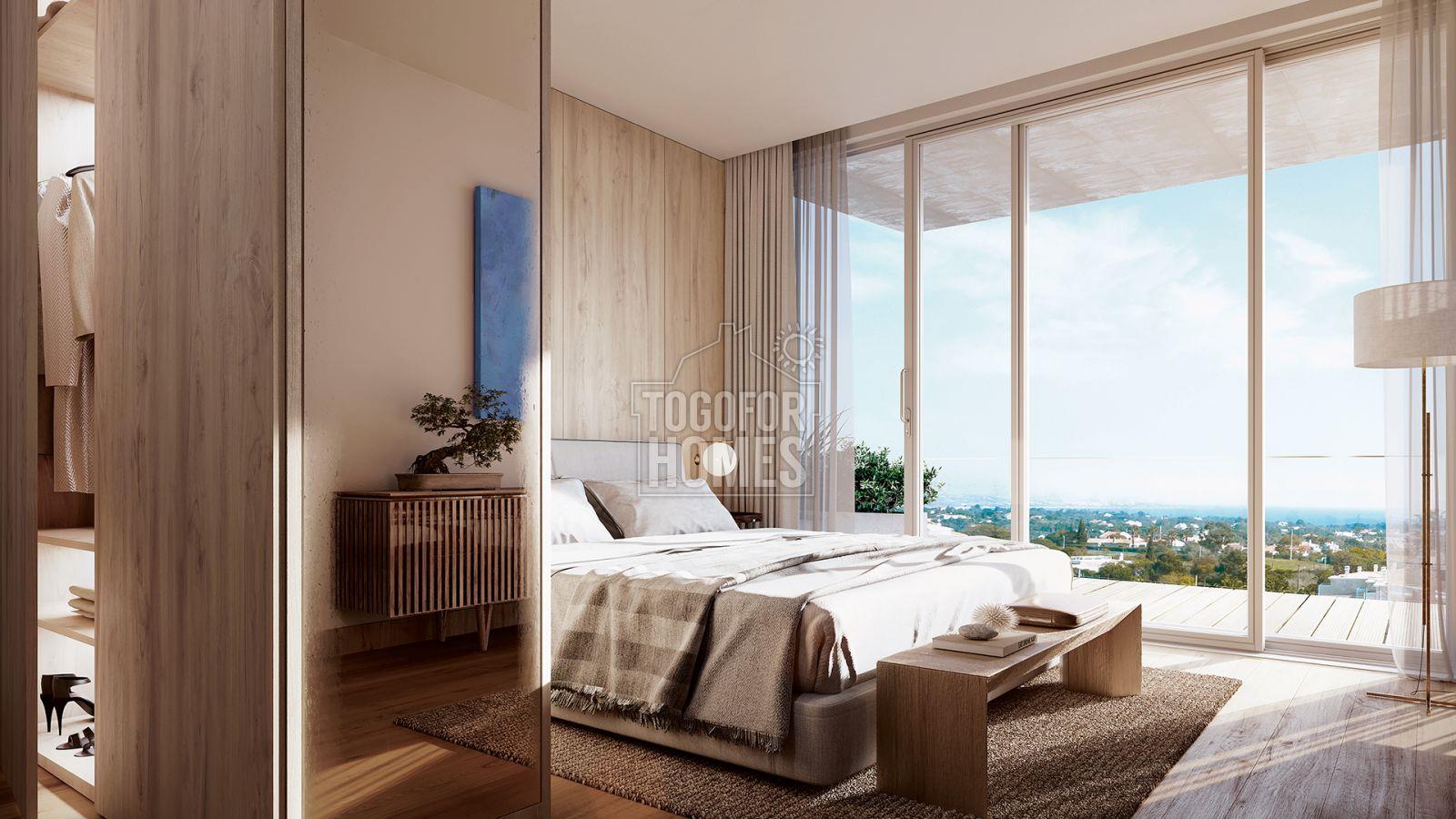 Superbe appartement penthouse avec terrasses sur le toit, piscine et vue sur la mer, Carvoeiro