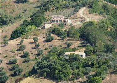 Panoramic property of 26 ha with 3 houses
