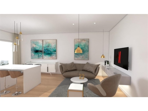 New apartment inserted in a condominium to debut, located in Parede.