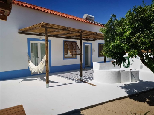 This charming typical Alentejo villa, located on a 306 sqm plot, with a 96 sqm construction area