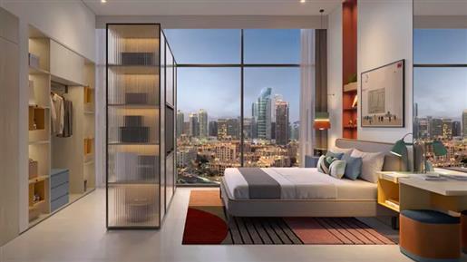 Appartement meublé au centre-ville de Dubaï. Roi élevé. Opportunité de maison de vacances.