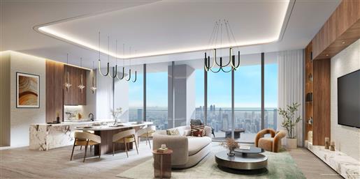  Appartement de luxe au centre-ville de Dubaï. Roi élevé. Plan de paiement facile.