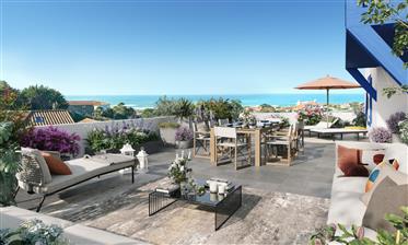 Sumptuous T4 with terrace in Biarritz sea view