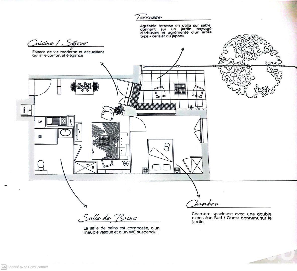 Appartement à vendre, 48m², Rennes