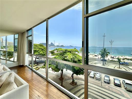 Schöne Wohnung mit Meerblick an der Copacabana