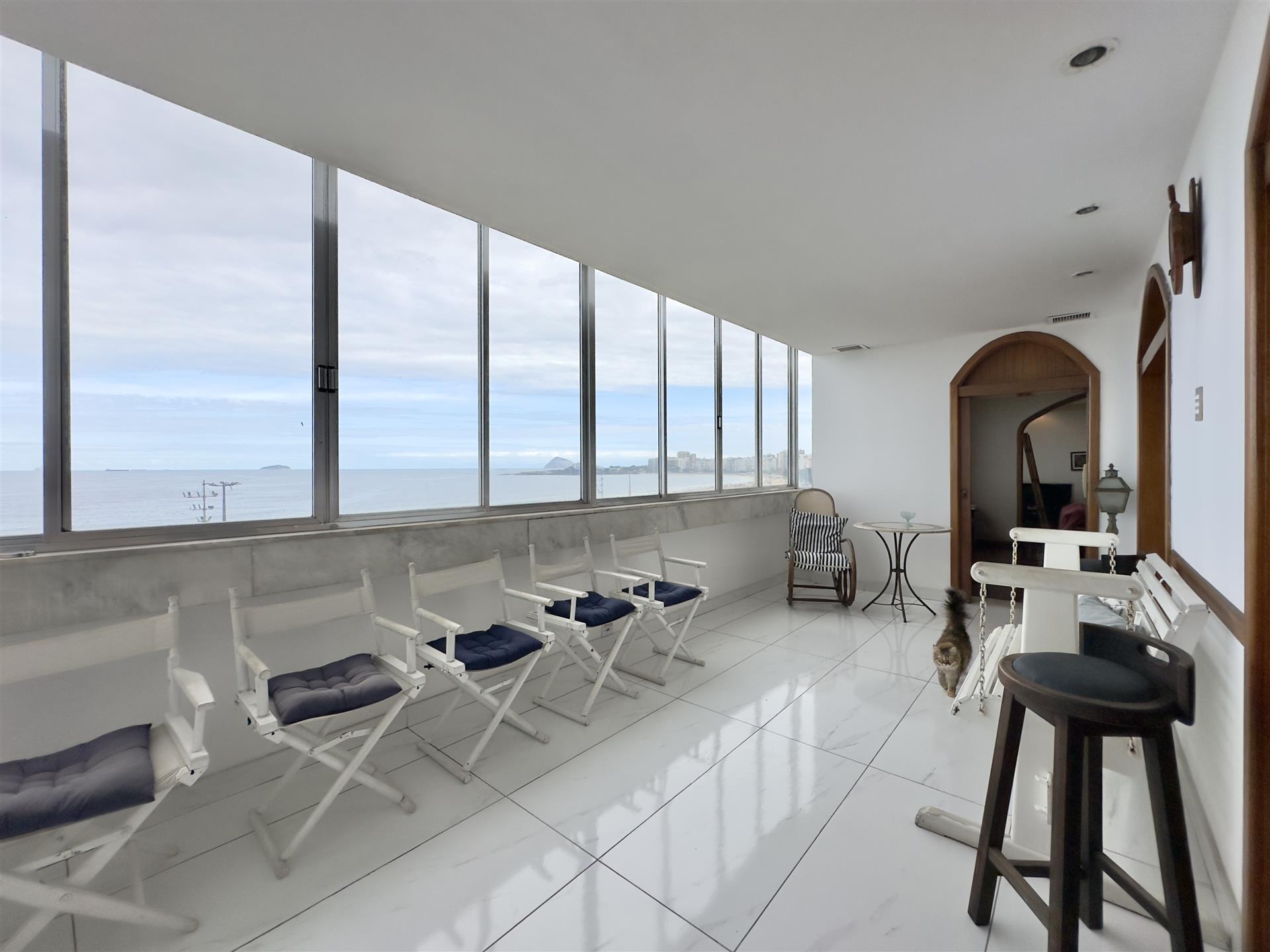 Seafront apartment with stunning views in Copacabana