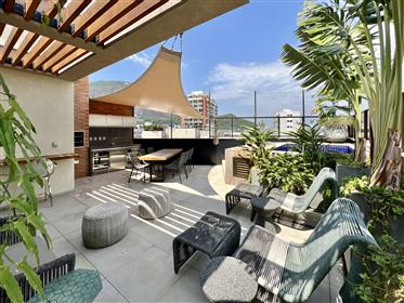 Duplex penthouse with wide view for sale in the Botanical Garden
