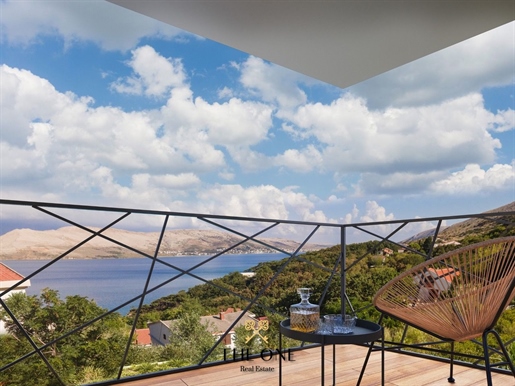 Luxury villa with a sea view, Pag