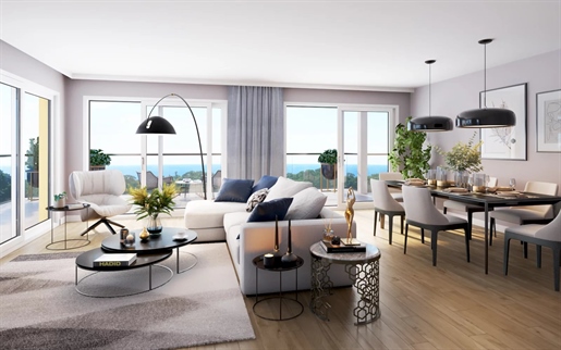 Prestiguous residence with panoramic seaview - 2 Room apartments La Turbie
