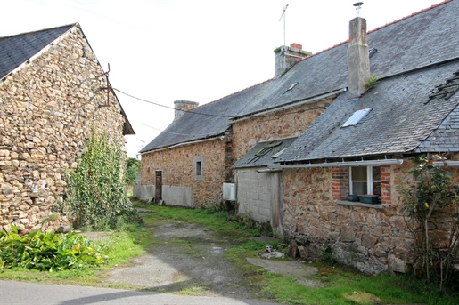 Property consisting of a house and stone outbuildings to renovate on building land