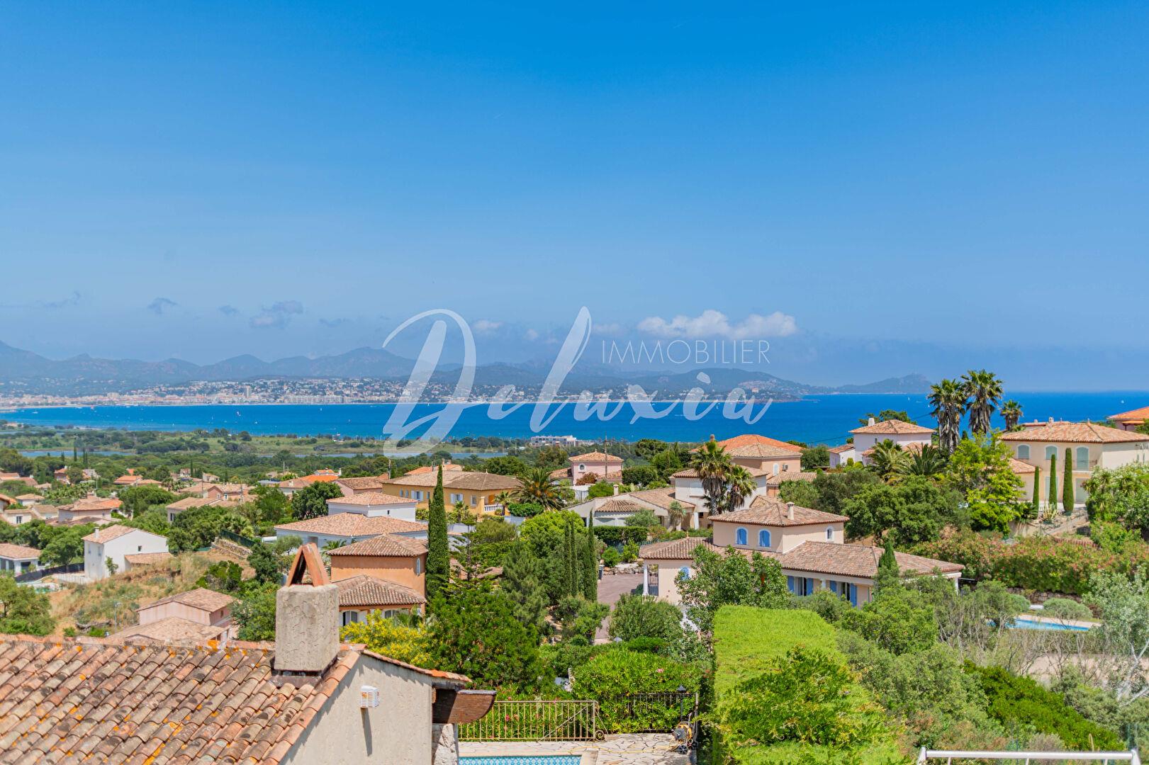 Villa with Sea View and Pool in Saint-Aygulf.
