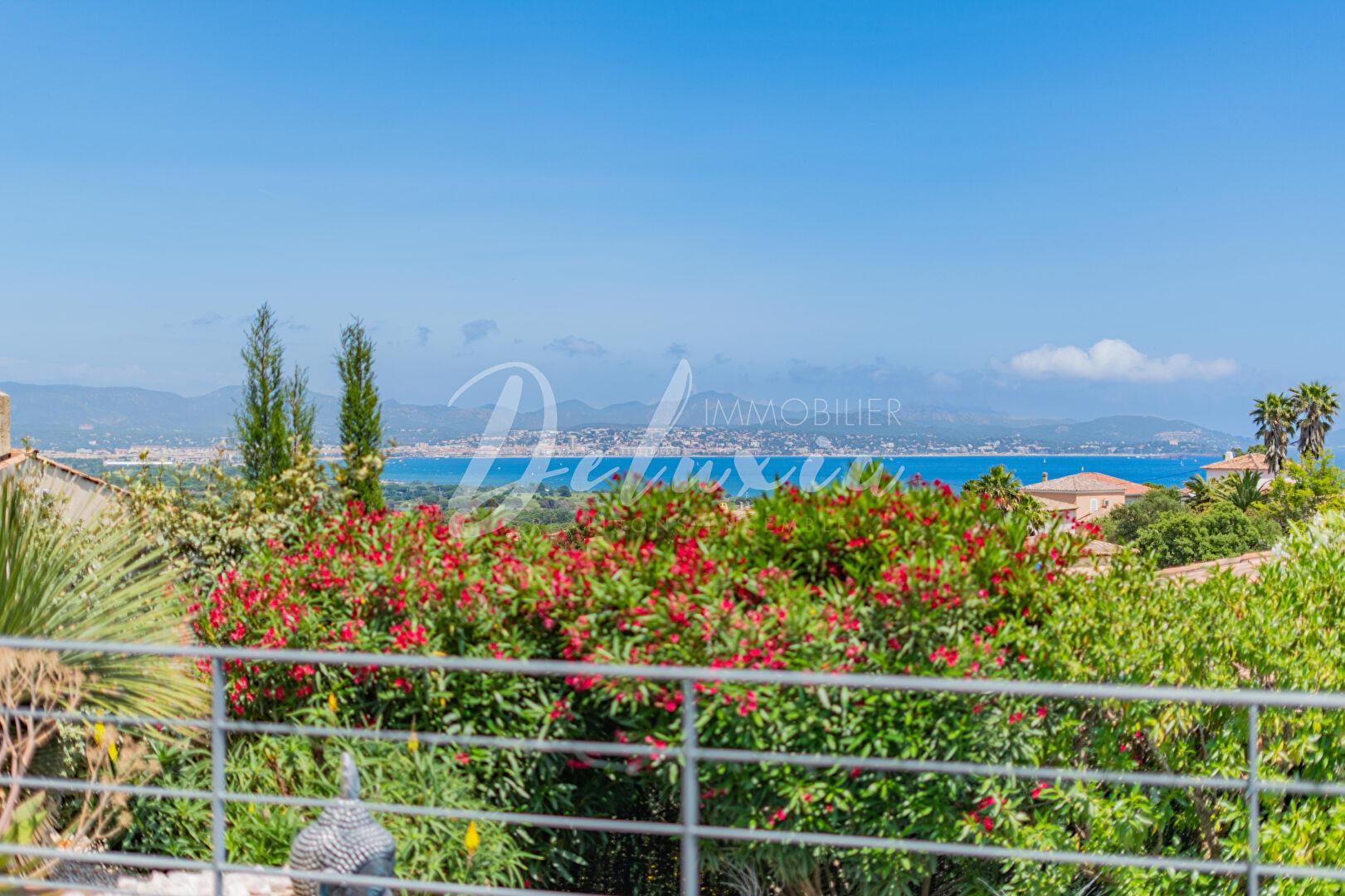 Villa with Sea View and Pool in Saint-Aygulf.