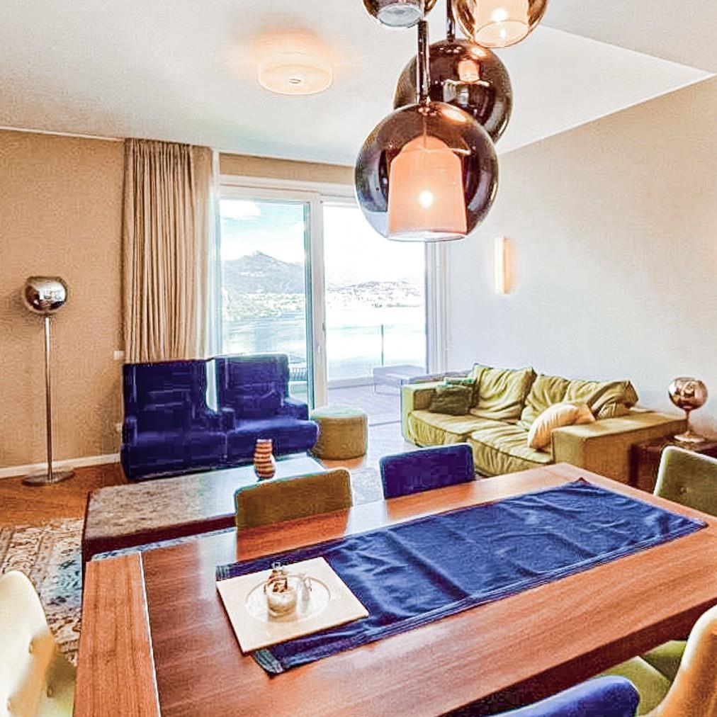 Modern Apartment with Lake View in Campione, Lombardy