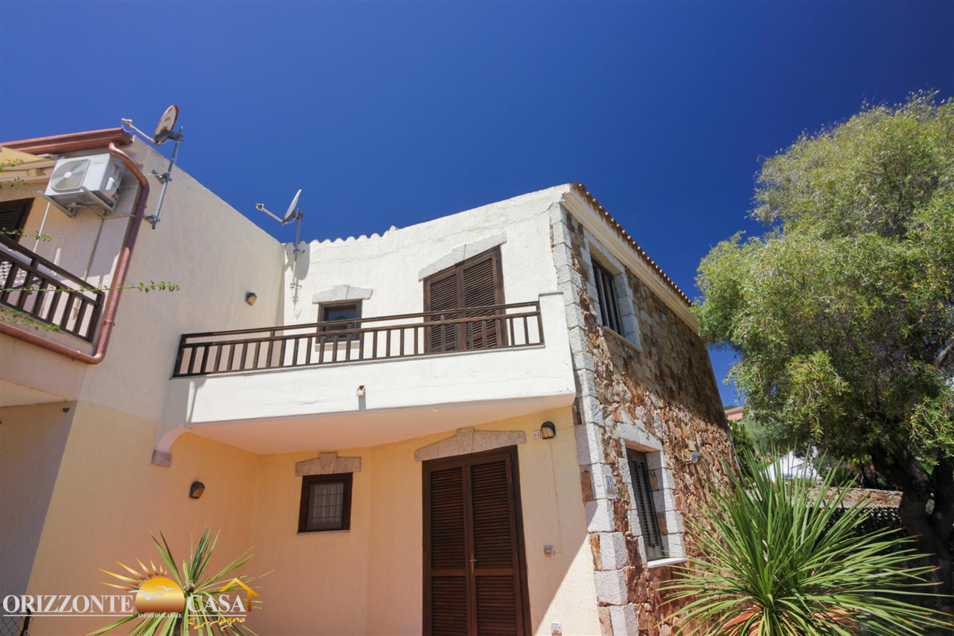 Sardaigne Budoni – Appartement de deux pièces au premier étage avec vue sur la mer à Majorque