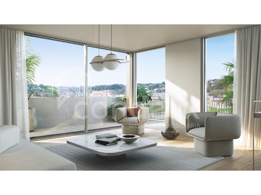 Apartamento T3 novo na margem sul do rio Douro, em Vila Nova de Gaia