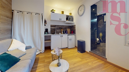 Studio od 16 m² Idealno smješten 800 m od željezničkog kolodvora