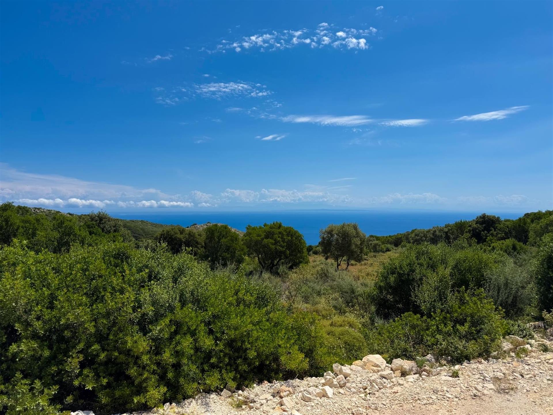 Land in the Northern Village of Elies, Zakynthos with sea views