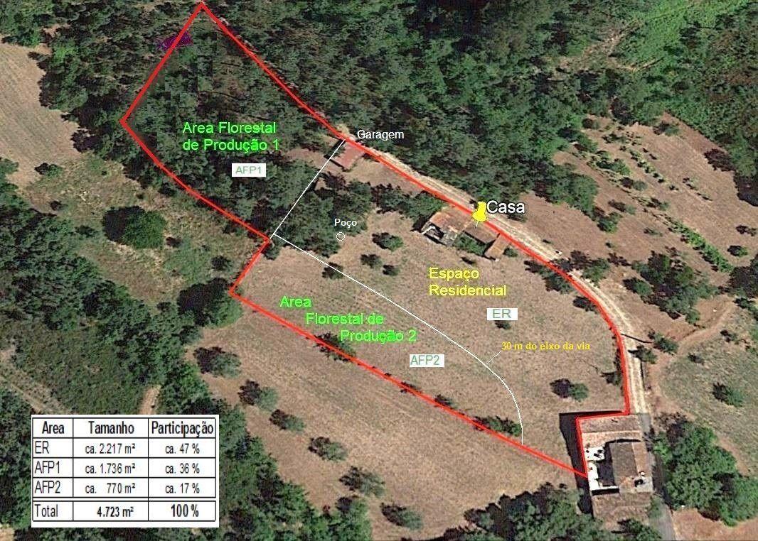 *** Restaurierbares Bauernhaus * auf 4.723 m² Grund * davon ca. 2200 m² Bauland * im Distrikt Coimbr
