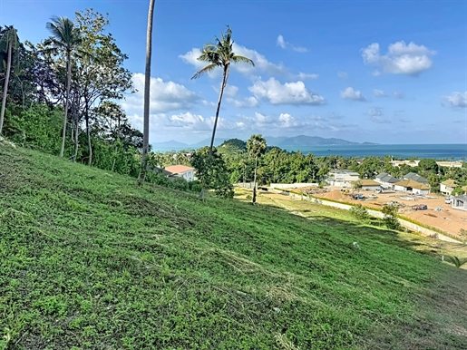 Grundstück von 1.864 m2 mit Meerblick zum Verkauf in Bophut nahe Fisherman’s Village