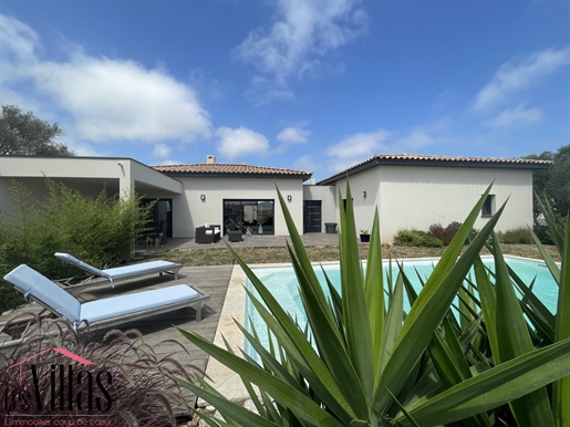 Single storey villa with heated swimming pool - Dpe A