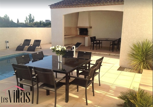 15 minutes from Béziers, bright villa of 150 m2, 4 bedrooms