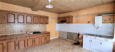 Two inconnected village houses for renovation comes with a detached outbuilding with a 1st floor and