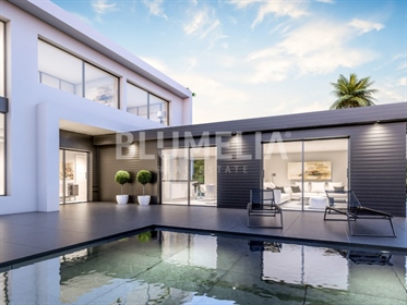 Modernes Design-Villa-Projekt zum Verkauf in Jávea, Alicante
