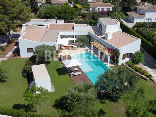Ibizan style villa 80 metres from Las Rotas beach for sale in Denia