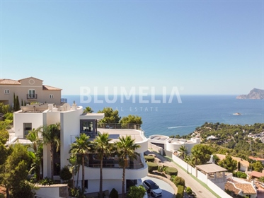 Moderne luxe villa met uitzicht op zee te koop in Altea, Alicante