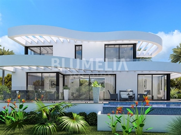 Luxury villa project with sea views for sale in Moraira