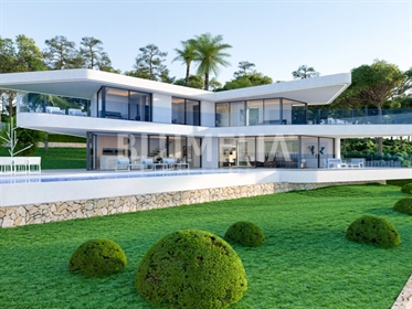 Moderne luxus-Villa Projekt mit Meerblick zum Verkauf in Javea