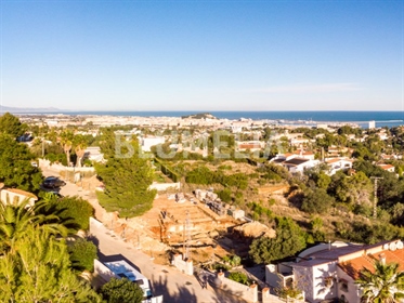 Modern villaproject met uitzicht op zee te koop in Denia