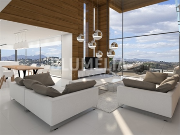 Projekt einer Luxus-Villa mit freier Aussicht zum Verkauf in Moraira