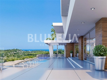 Luxe villa project met uitzicht op zee te koop in Javea