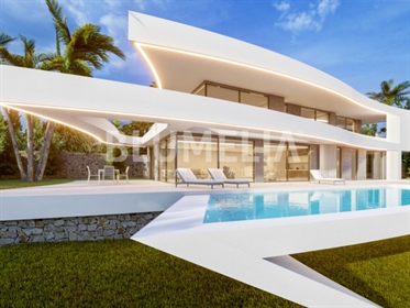 Modern villa project with panoramic views for sale in Jávea
