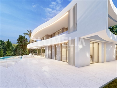 Modern villa project with panoramic views for sale in Jávea