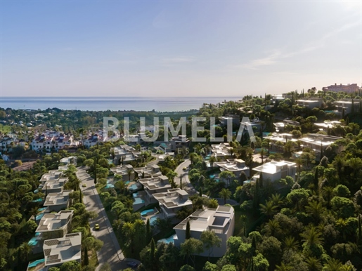 Villa de luxe de style unique avec vue sur la mer à vendre à Benahavís, Marbella