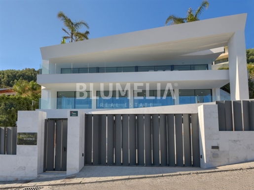 Luxury new build villa with sea views for sale in Ibiza