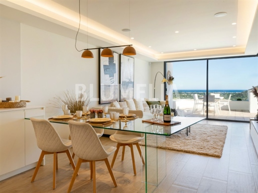 Nieuwbouw luxe appartement met zeezicht te koop in Denia
